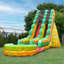 Glissade d'eau gonflable JumpOrange Fiesta 19 pi (avec ventilateur)-59241692