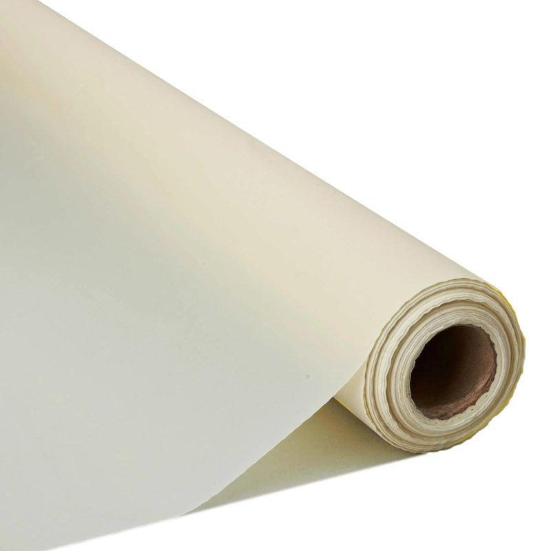 Rouleaux de nappe en plastique jetables, Ivoire