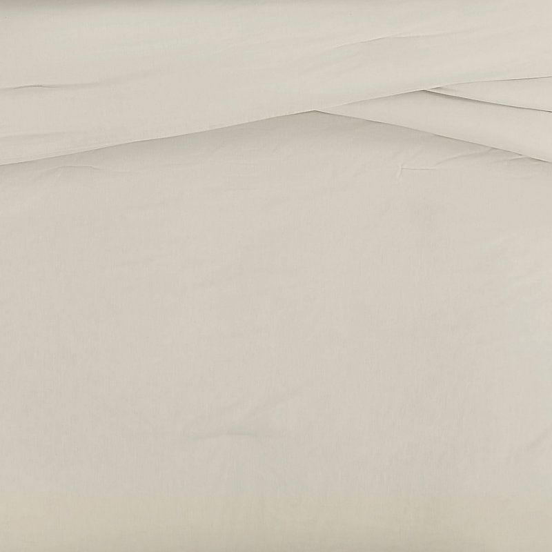 Nena 100% Linen Standard Bedding, Beige, King Comforter + 2 King Pillow Shams