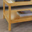 Table basse en bois massif avec rangement Lancefield