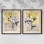 Floral Diary III - reproduction encadrée de qualité supérieure - prêt à être accroché - aucun clou requis - aucun clou requis-107998210-107998214