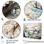 «White and Blue River Collage I», reproduction sur toile-1136787430-1099506104