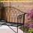 Clorissa Metal Outdoor Bench