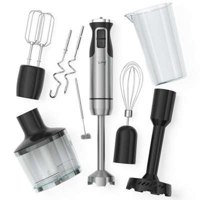 Living Immersion Hand Blender 8 Speed 7 Attachments Full Set