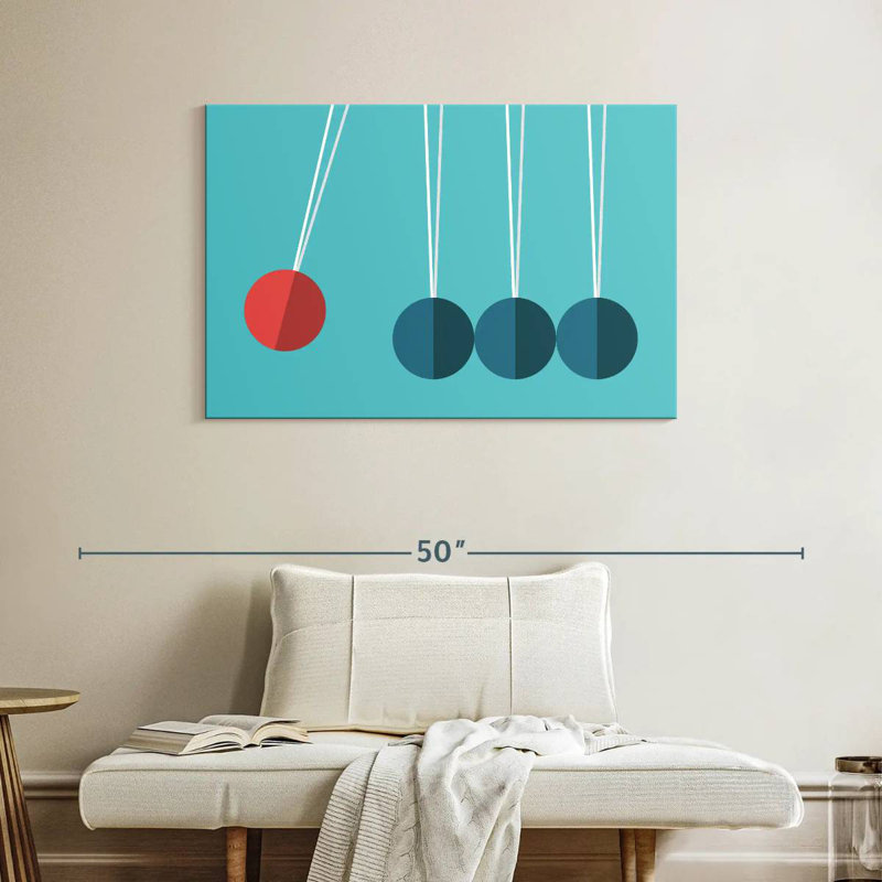 Keiri Newton's Cradle, 26" H x 39" W