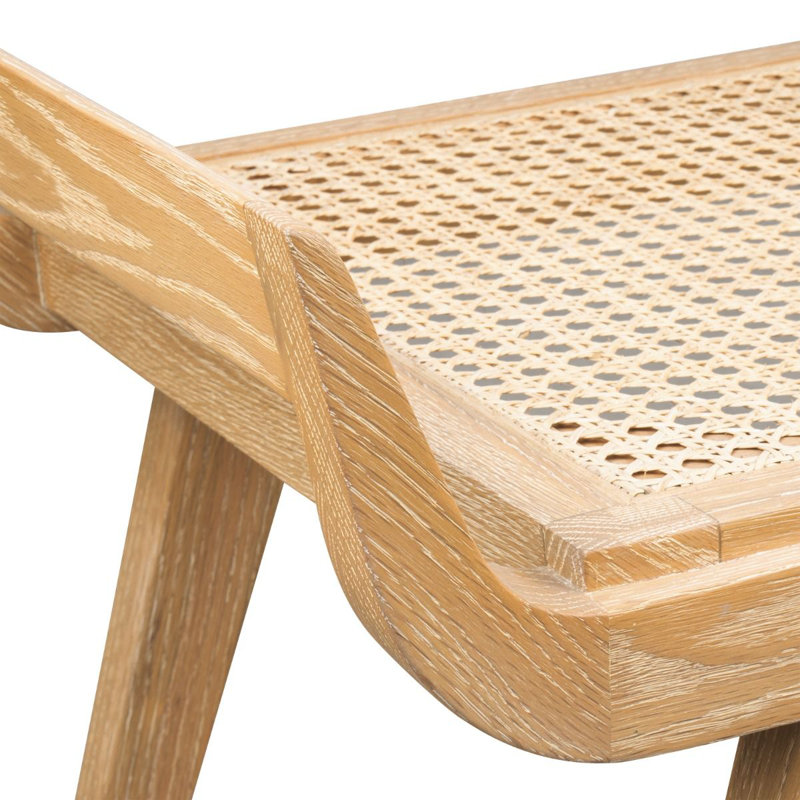 Delon Solid Wood Bench, Natural