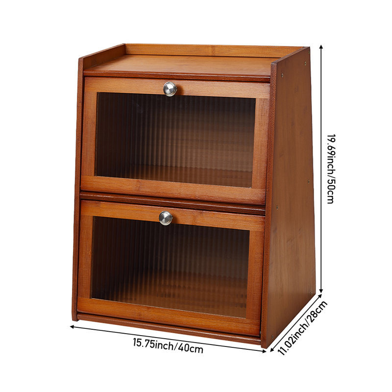 Freestanding Bamboo Spice Rack