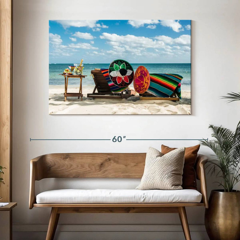 Plage Gillard, Mexique, H 32 po x l 48 po