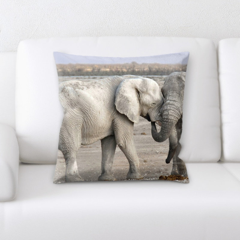 Microsuede Throw Pillow