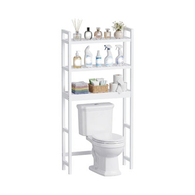 Bamboo Freestanding Over the Toilet Storage
