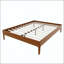 Grand lit plateforme en bambou massif de 15 pouces de hauteur avec support en métal-480616014-480616013