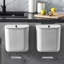 Aglaia Plastic Sliding Lid Kitchen Trash Can - 2.5L