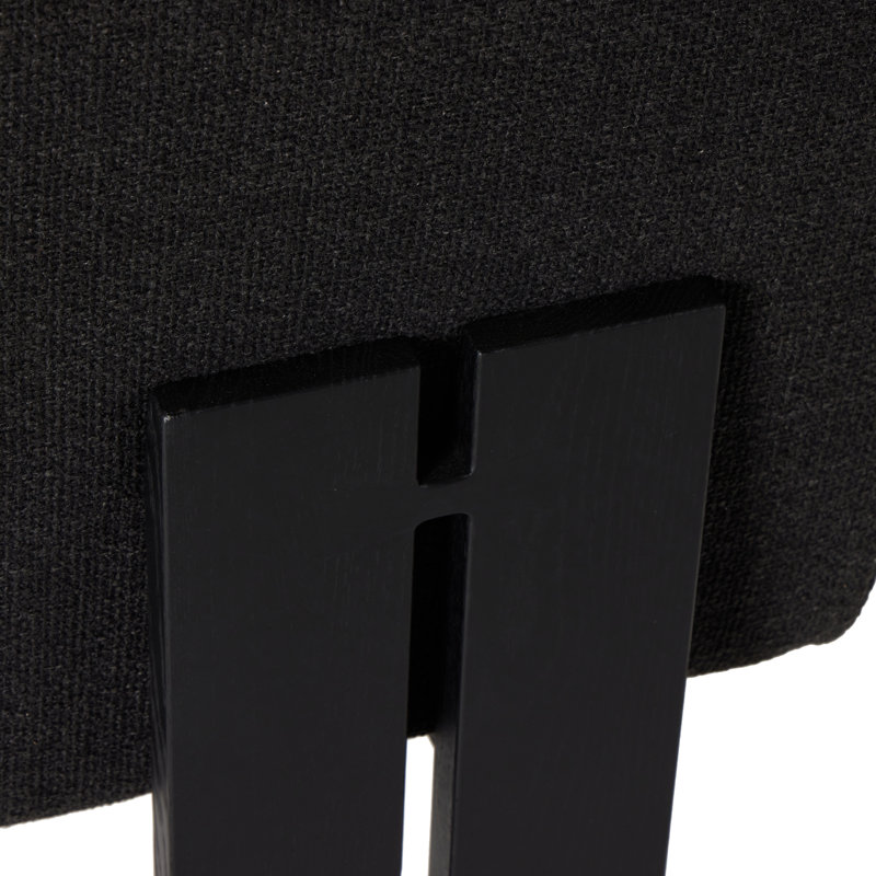 Roxy Dining Chair, Gibson Black, Black/Black