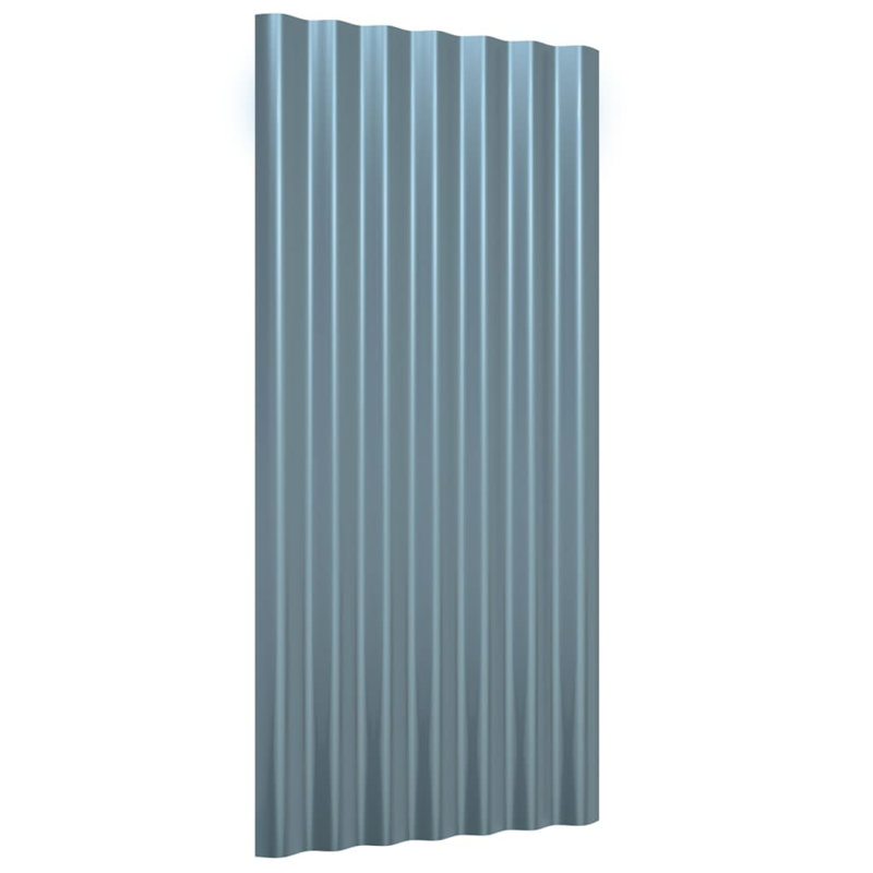 Dakota Fields Steel Roofing Kit, Grey, 80 x 36 cm
