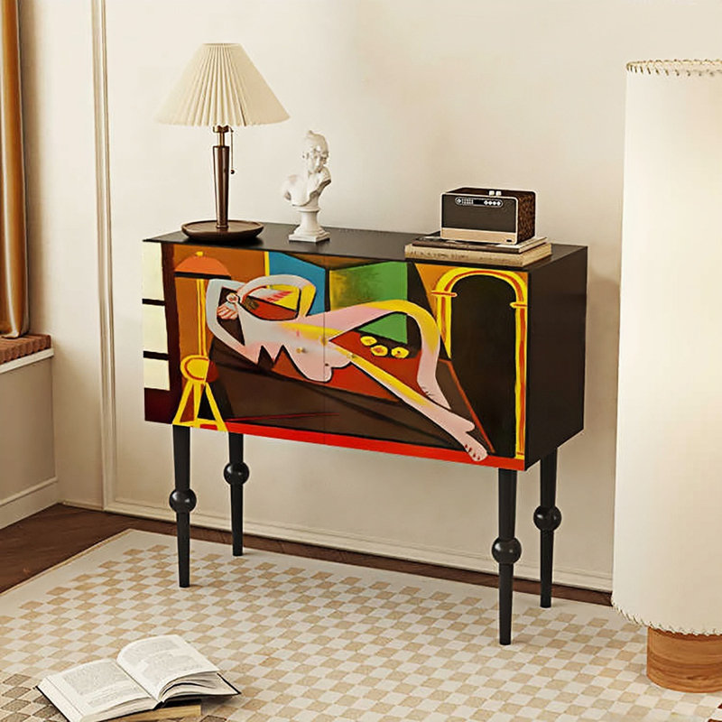 Armoire décorative de style abstrait