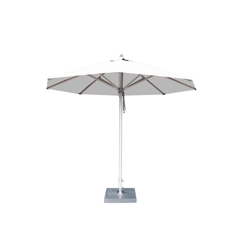 Parasol de marché 10 pi Ezell, Blanc givré