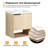  Ulnar 20''Single Sink Wall Mounted Bathroom Vanity,Floating vanity with 1 Door and White Ceramic Basin Sink Top