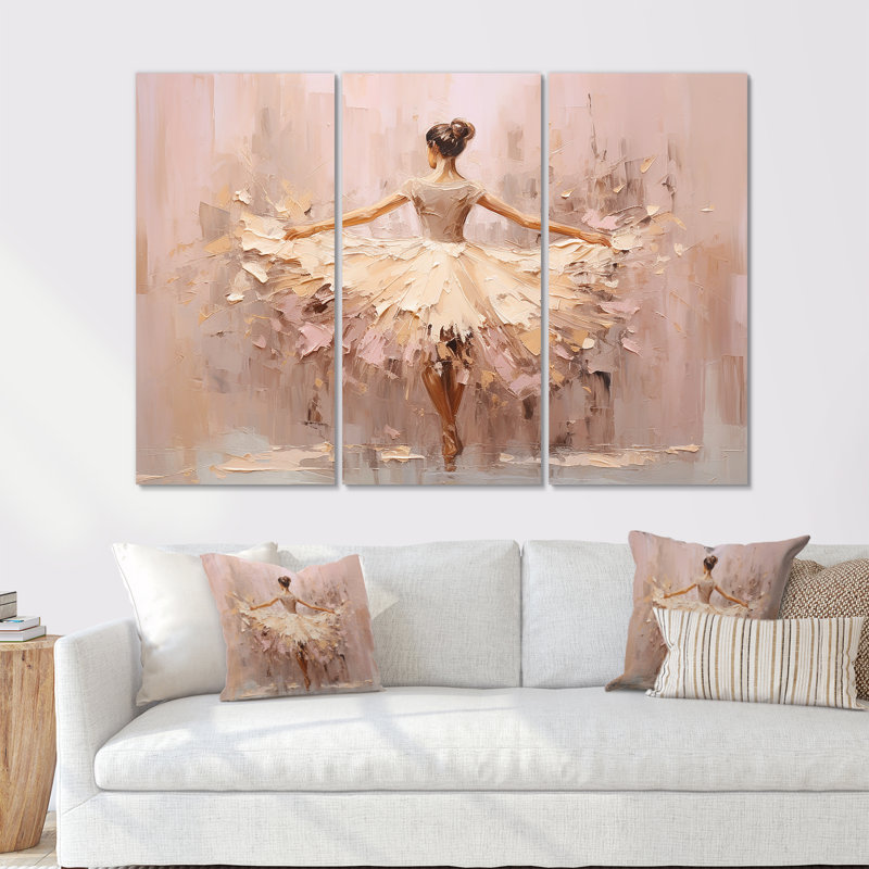 Gagarine - ensemble d'art sur toile Ballet, H 40 po x l 60 po