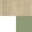 Oslo Oak/Sage Green/White