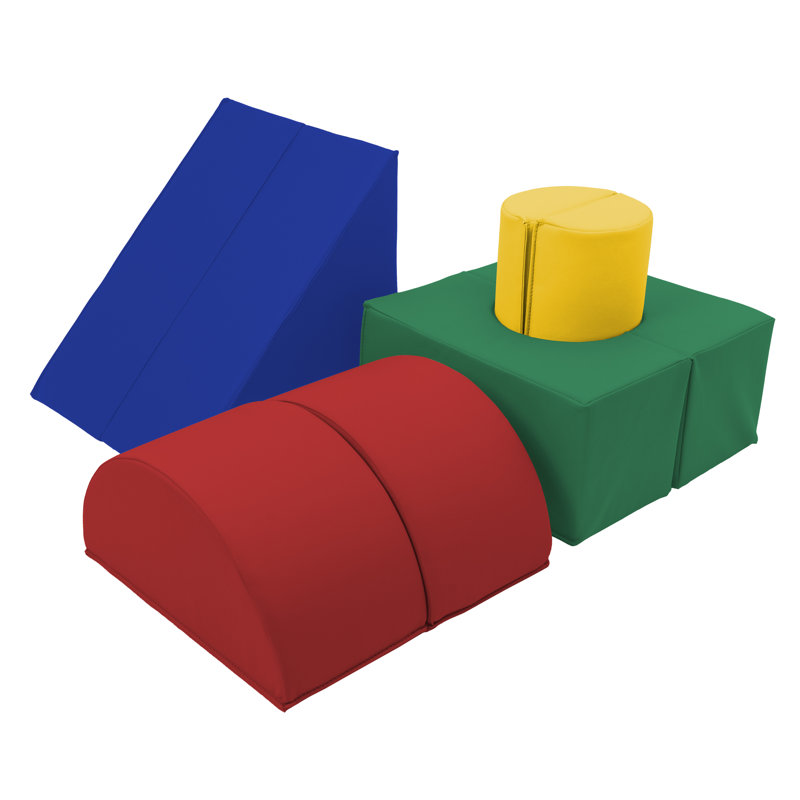Ensemble de 4 blocs pliants Essentials - assortis, Rouge