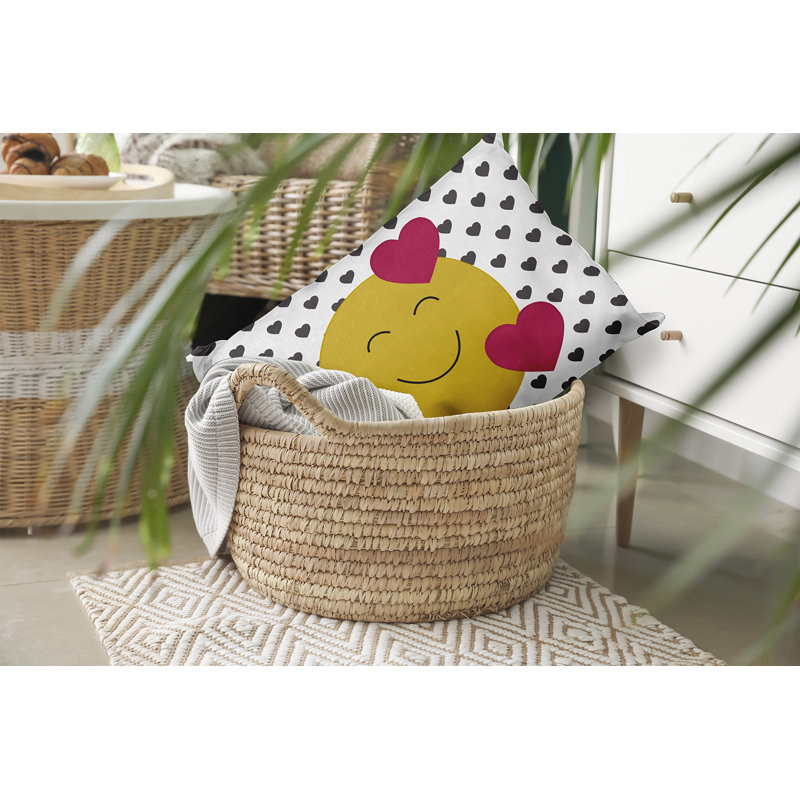 Coussin décoratif en polyester intérieur / extérieur, H 14 po x l 20 po, Rectangulaire