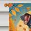 Drapeau miniature de maison d'automne Pinscher