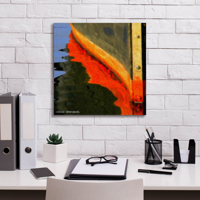 «Nautical Closeups 12» par Carlos Casamayor, art mural sur toile, H 18 po x l 18 po x P 0,75 po