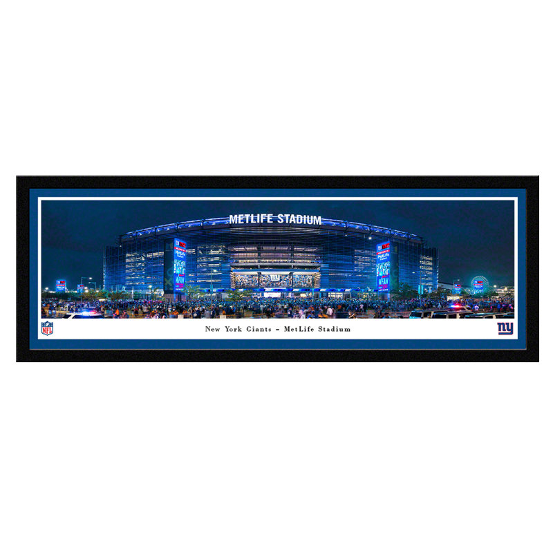 Giants de New York - MetLife Stadium, H 18 po x l 44 po x P 0,88 po, Structure standard, Pas de tapis
