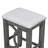 3-Piece Farmhouse Counter Height Dining Set: Table & Upholstered Stools, USB Port-572051557