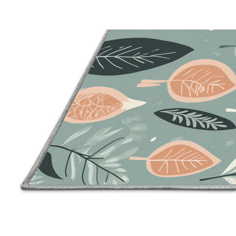 Tapis Golden Fern, Carré 3 pi