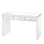 Coiffeuse Leah Premium avec miroir chic sur les tiroirs, les panneaux, les pieds et le plateau de table