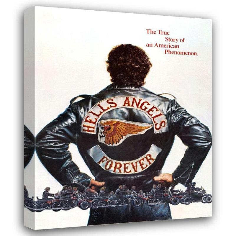 Hells Angel's Forever, 35" H x 28" W