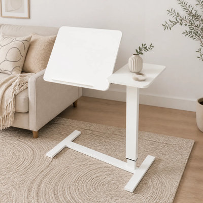 Table de bout à roulettes pliable réglable en hauteur Auxter