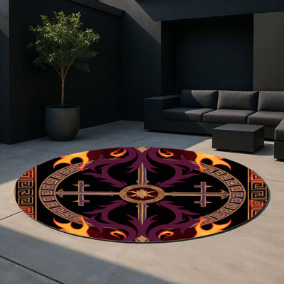 Tapis intérieur et extérieur Rose Of Antiquity