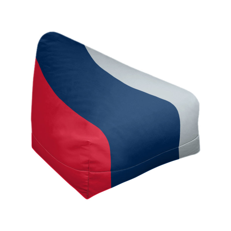 Fauteuil à billes Washington, Rouge / bleu marine / argent, 27 po x 27 po x 30 po