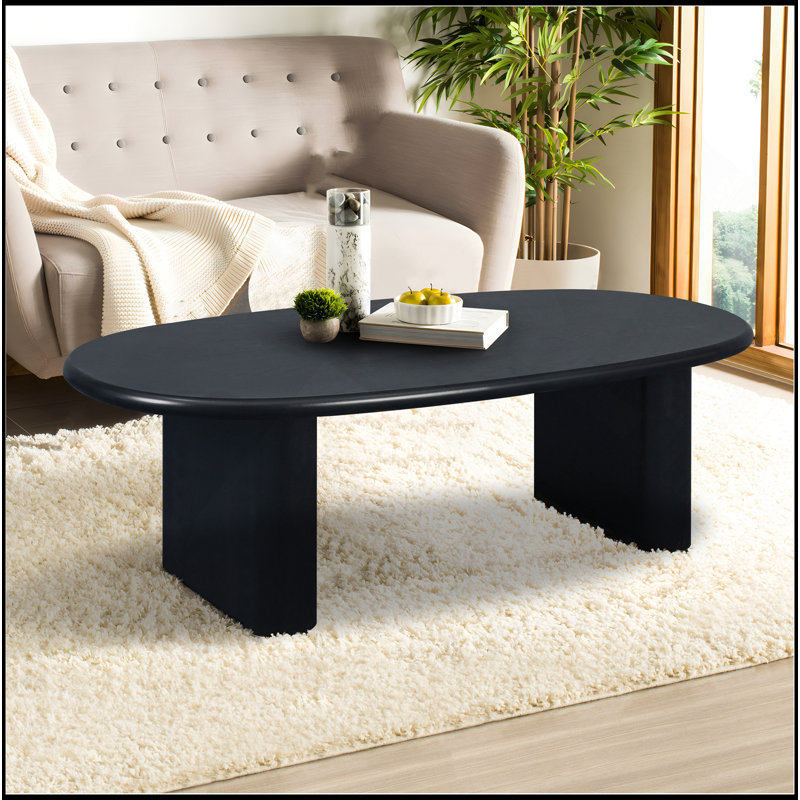 Table basse de table effilée 51 po (NOIR)