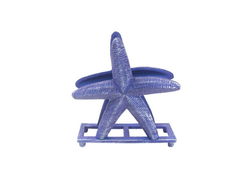Iron Napkin Holder, Purple