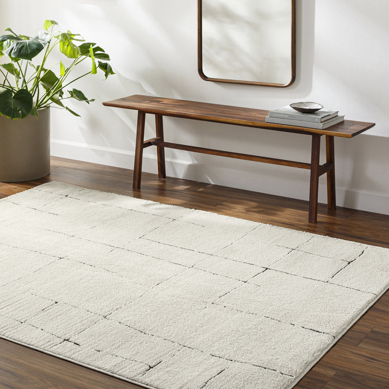 Geometric 200cm X 275cm Area Rug, Rectangle 160cm x 213cm