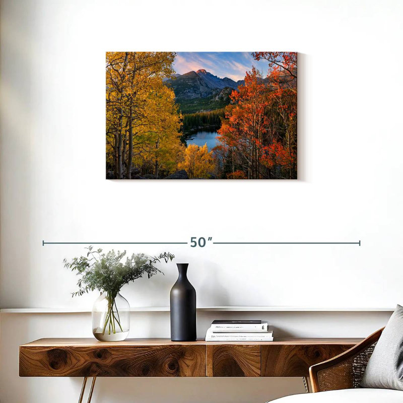 Bear Lake en automne, H 20 po x l 30 po