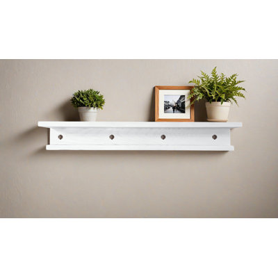 Rayne 3 Piece Oak Shelves With Hooks