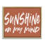 Cadre flottant brun Sunshine State Of Mind, design par lettré et doublé-1553522472-1553522475