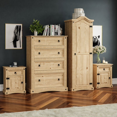 Harold Solid Wood Piece Bedroom Set