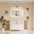 Frontlit and Backlit LED Bathroom vantiy Mirror,3 Color Dimmable Light & Anti-fog Tempered Glass mirror-342061840-342061845