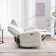 57.4" Wide Modern And Overstuffed Soft Power Reclining Loveseat Sofa