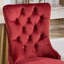 Chaise de salle à manger rembourrée en tissu avec pieds en bois massif et garniture cloutée-1785338668-1803829955-1801432727