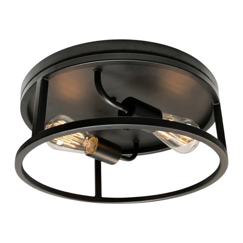Plafonnier encastré 2 lumières 15,5 po