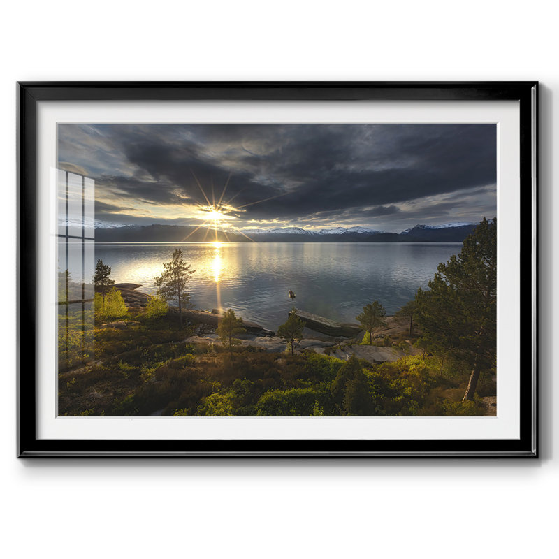 Breaking Dawn, reproduction d'art encadrée, Noir, H 30 po x l 44 po x P 1,5 po