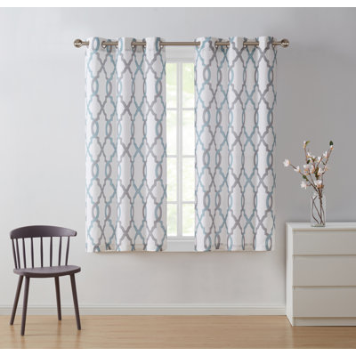 Semi Sheer Curtain Panel Pair