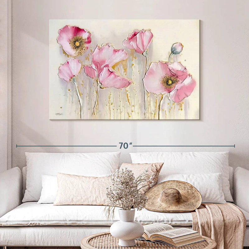 Coquelicots Harnek Spring, H 32 po x l 48 po