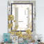 Miroir de salle de bain Gold Botanical Blooming 3 - Traditional-40086796